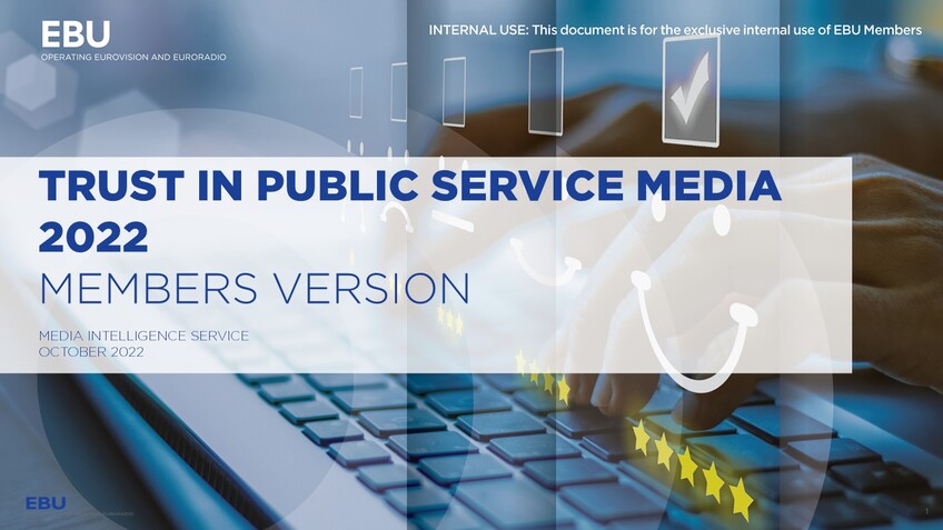 Trust in Public Service Media | EBU